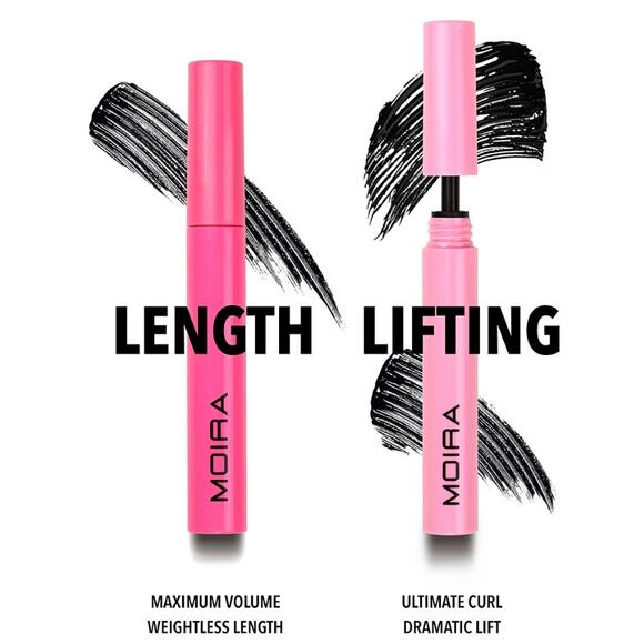 K-Care: Moira Blackest Black Length & Lift Mascara*Tubing System*Korean Makeup* - Picture 3 of 3